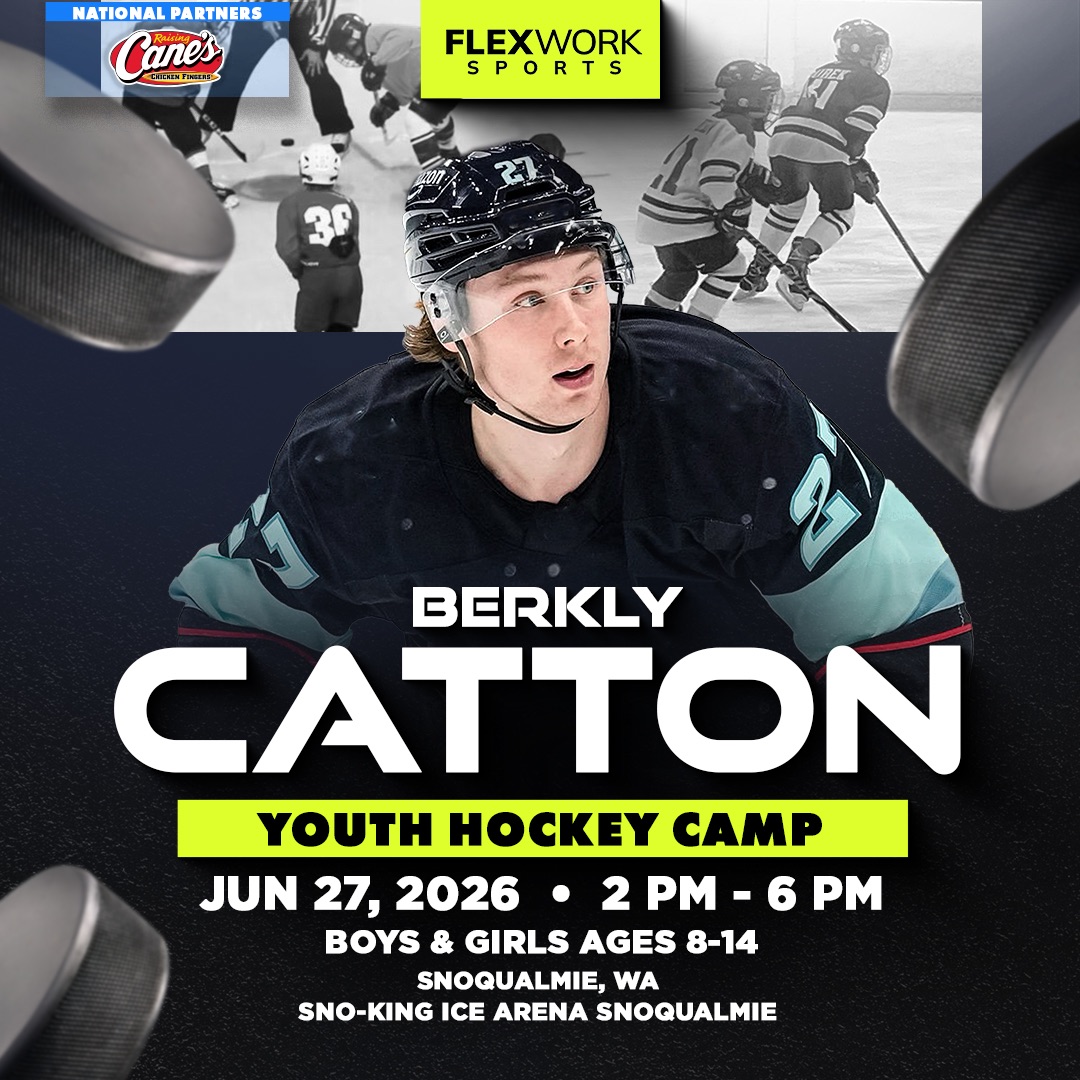Berkly Catton Youth Hockey Camp - June 27 - Sno-King Ice Arenas Snoqualmie